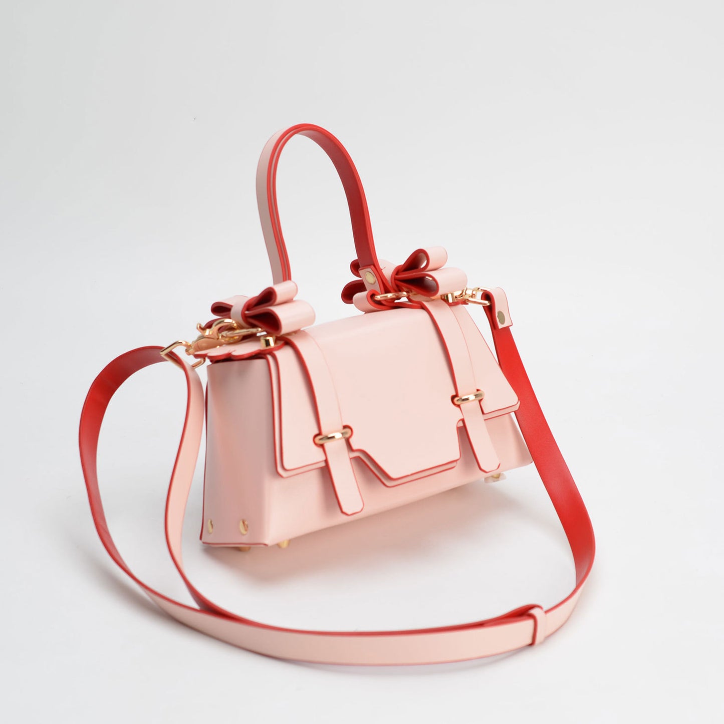 Elegant Women’s 3D Bow Rivet Retro Shoulder Bag – Stylish Small Handbag for Daily & Party Use