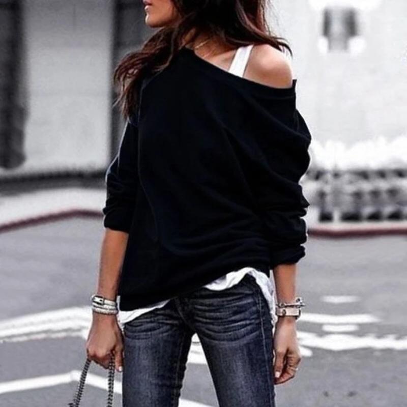 Elegant Round Neck Long Sleeve Blouse – Stylish & Comfortable Casual Top for Women”
