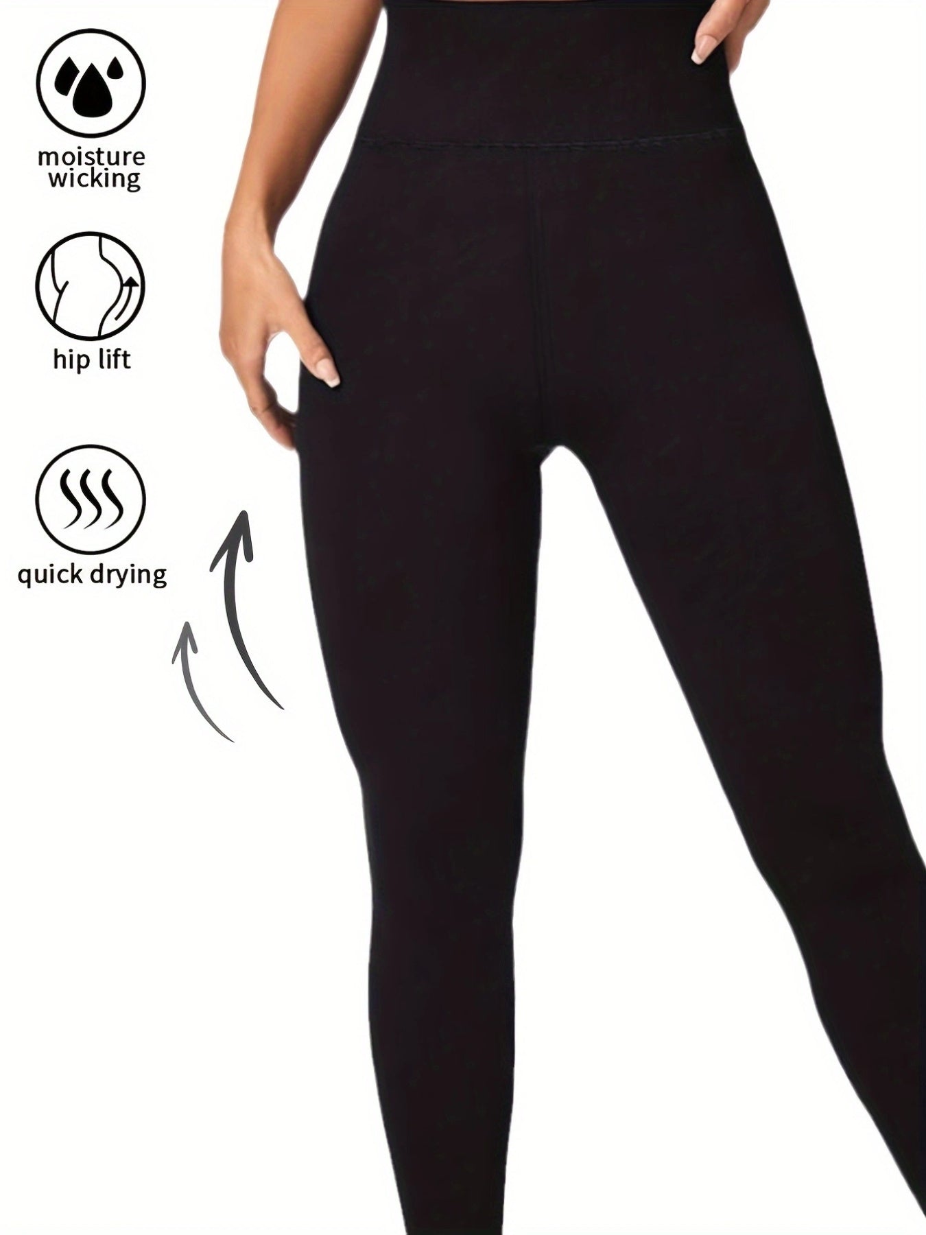 3 Pack Women's Thermal High-Waisted Yoga Pants - Tummy Control Butt Lifting Leggings