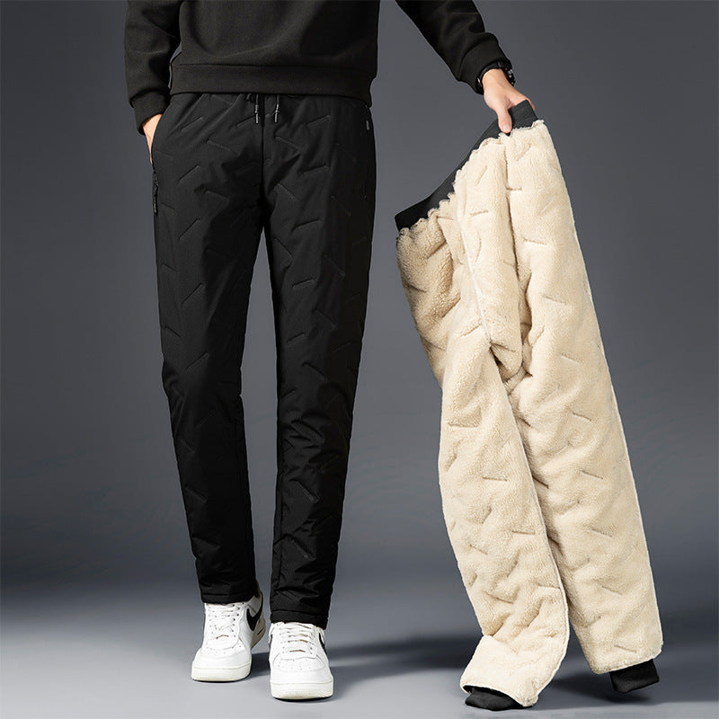 Men’s Cotton Trousers | Warm Cashmere Pants