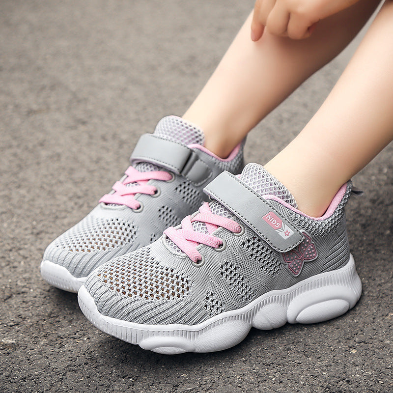 Kids’ Cute Bear Sneakers – Lightweight & Comfortable School Shoes