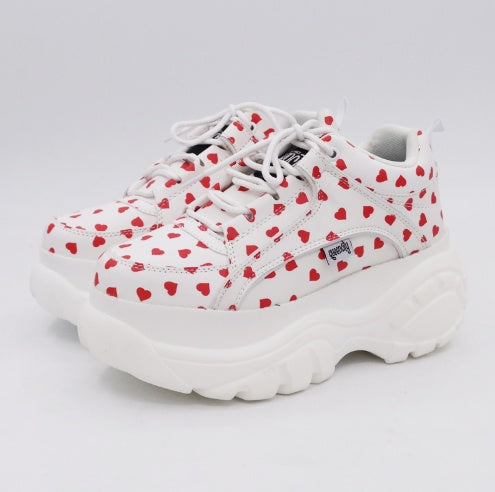 Women’s White Platform Sneakers – Trendy, Lightweight & Comfy Shoes