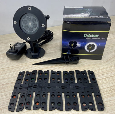 Christmas LED Projector Light – Festive Moving Patterns for Home Décor