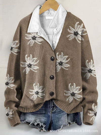 3D Floral Coat | Autumn Winter Style - MH TRENDS & STYLES