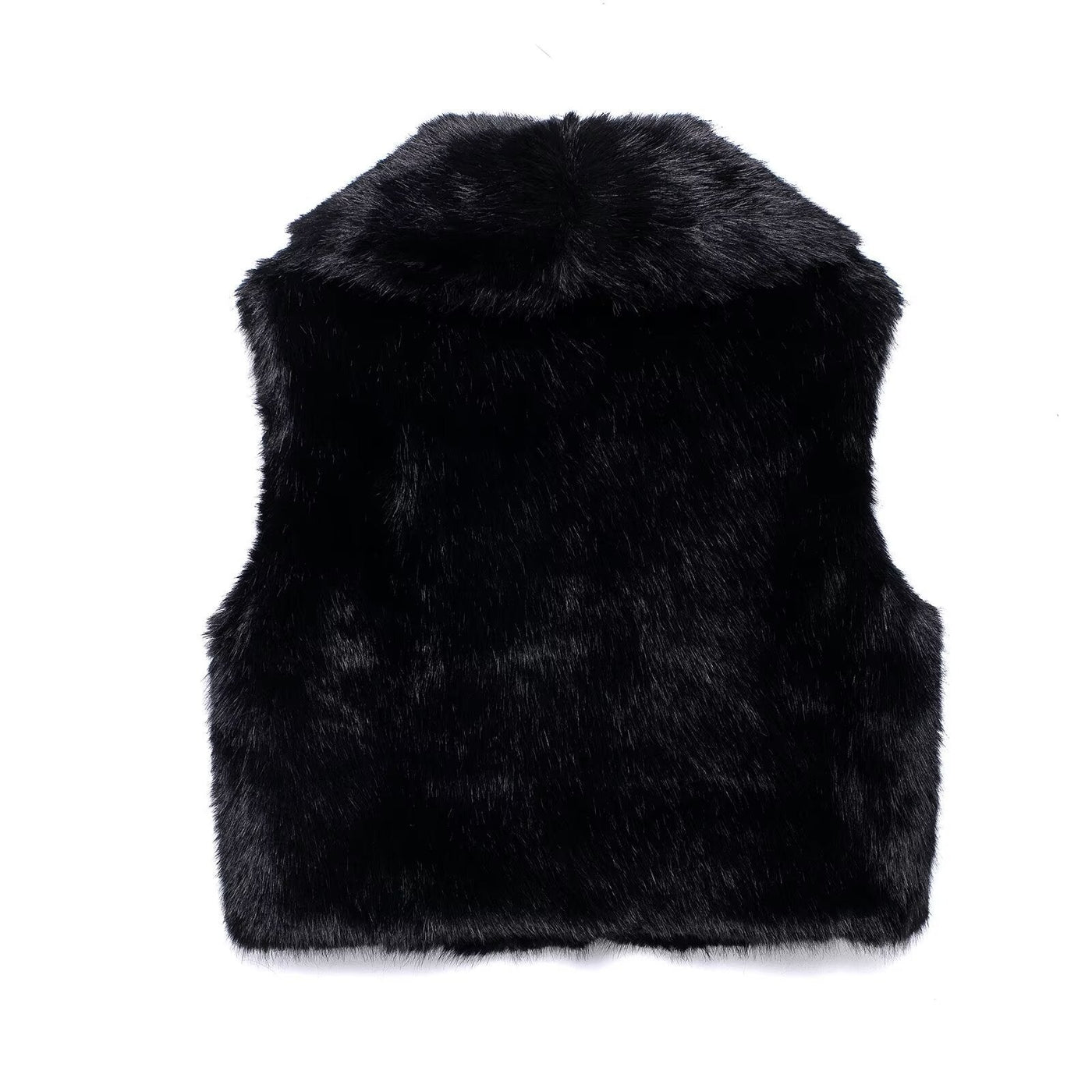 Artificial Fur Cardigan Sleeveless Vest Women's Outer Wear - MH TRENDS & STYLES