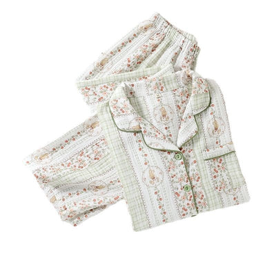 Cotton Printed Long Sleeve Loose Home Wear Suit - MH TRENDS & STYLES