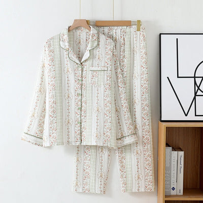 Cotton Printed Long Sleeve Loose Home Wear Suit - MH TRENDS & STYLES