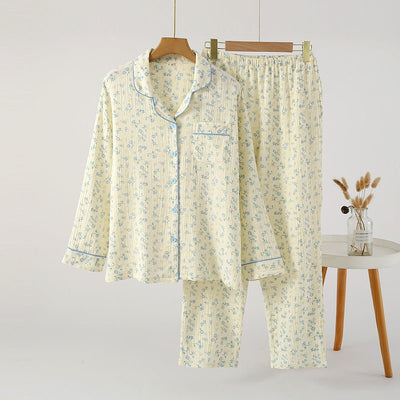 Cotton Printed Long Sleeve Loose Home Wear Suit - MH TRENDS & STYLES