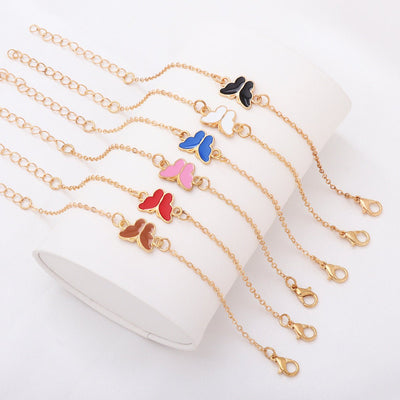 Cute Butterfly All - match Watch Color Wheel Double - layer Ladies - MH TRENDS & STYLES