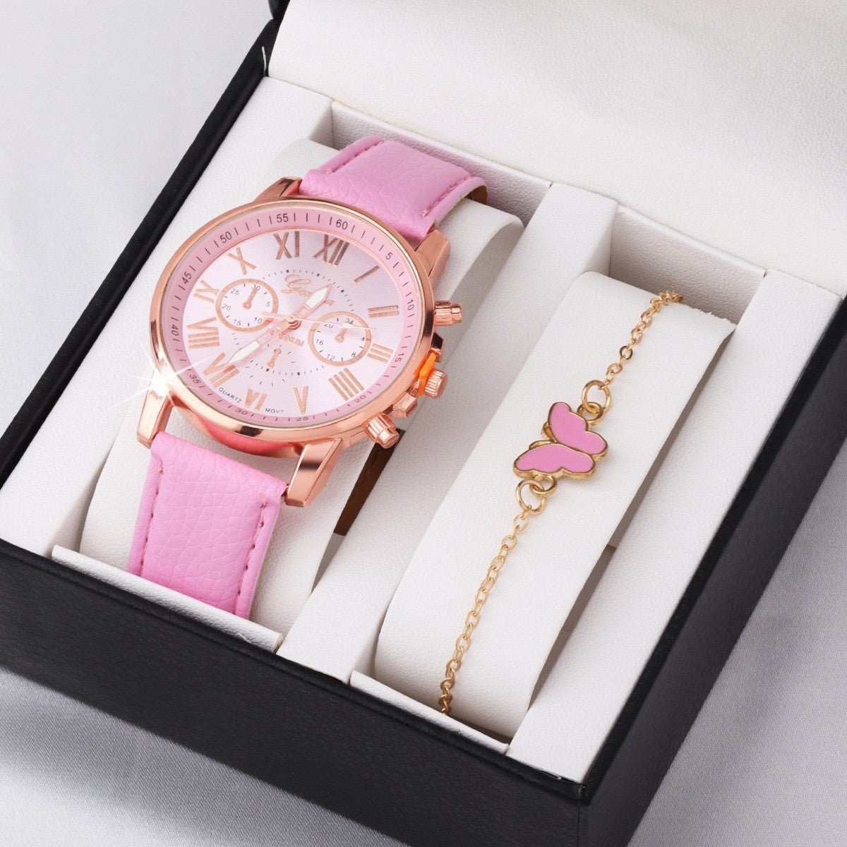 Cute Butterfly All - match Watch Color Wheel Double - layer Ladies - MH TRENDS & STYLES