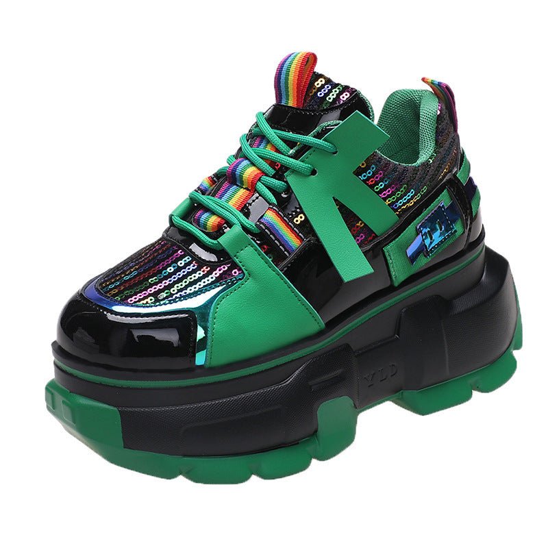 Daddy's Shoes Fashion Single Shoes Trendy Lace Up Shoes Women - MH TRENDS & STYLES