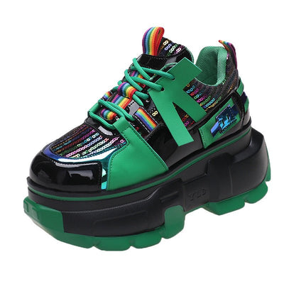 Daddy's Shoes Fashion Single Shoes Trendy Lace Up Shoes Women - MH TRENDS & STYLES