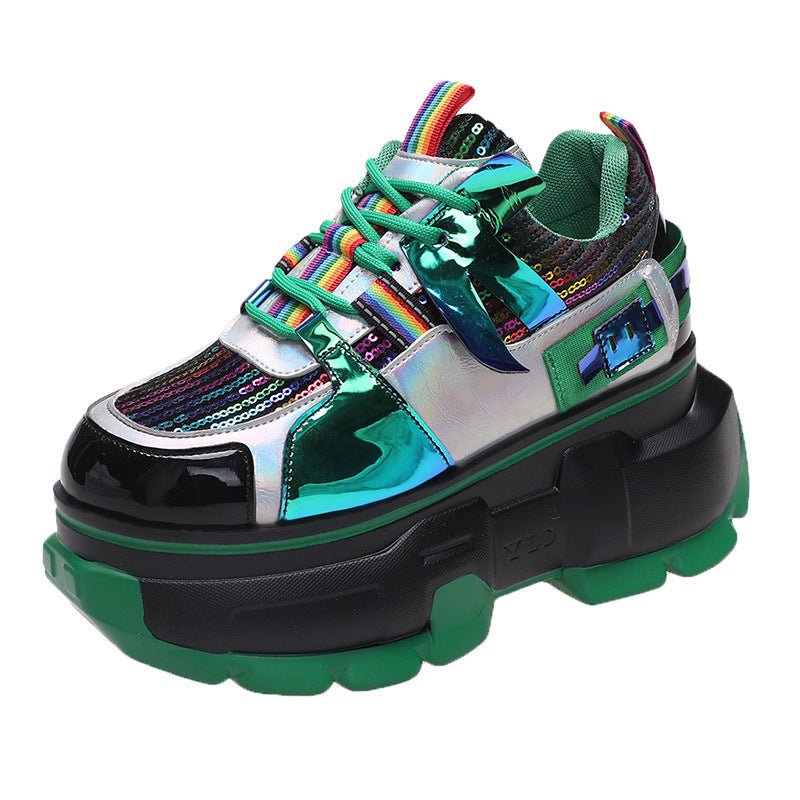 Daddy's Shoes Fashion Single Shoes Trendy Lace Up Shoes Women - MH TRENDS & STYLES