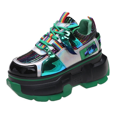 Daddy's Shoes Fashion Single Shoes Trendy Lace Up Shoes Women - MH TRENDS & STYLES