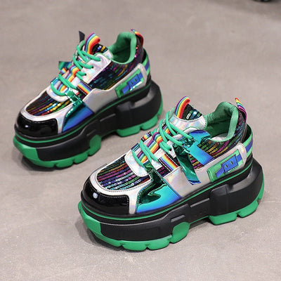 Daddy's Shoes Fashion Single Shoes Trendy Lace Up Shoes Women - MH TRENDS & STYLES