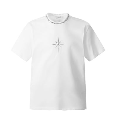 Dark Cross Star Short Sleeve Men Clothing - MH TRENDS & STYLES
