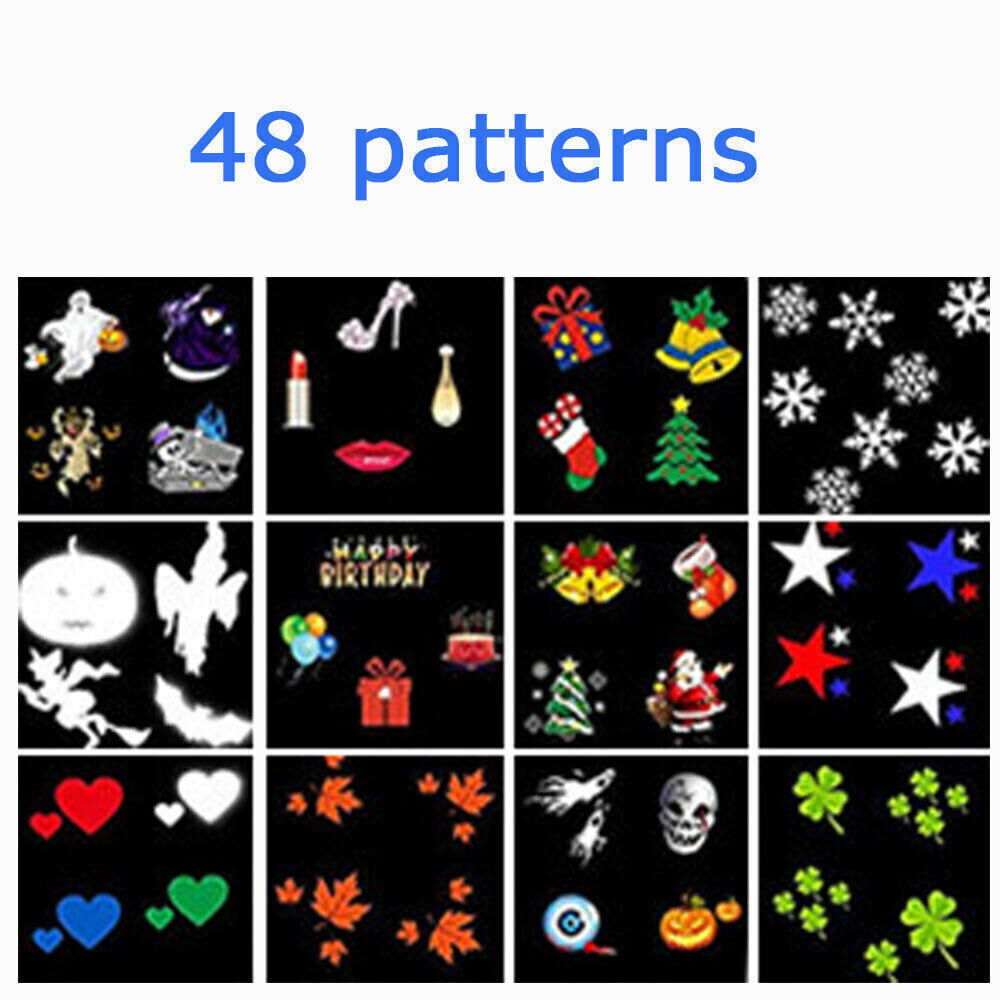 Christmas LED Projector Light – Festive Moving Patterns for Home Décor