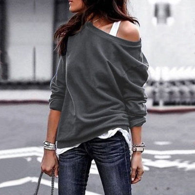Elegant Round Neck Long Sleeve Blouse – Stylish & Comfortable Casual Top for Women” - MH TRENDS & STYLES