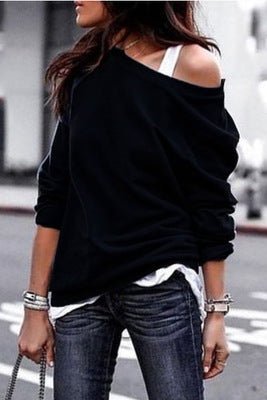 Elegant Round Neck Long Sleeve Blouse – Stylish & Comfortable Casual Top for Women” - MH TRENDS & STYLES