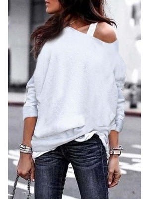Elegant Round Neck Long Sleeve Blouse – Stylish & Comfortable Casual Top for Women” - MH TRENDS & STYLES