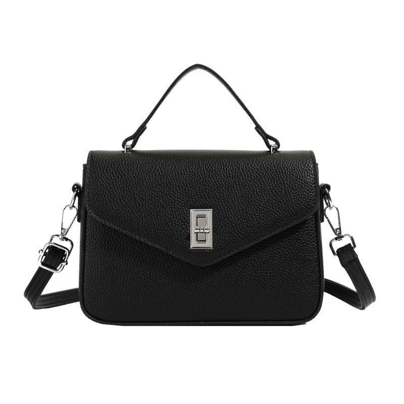 Fashion Casual All - match Commute Cowhide Portable Shoulder Messenger Bag - MH TRENDS & STYLES