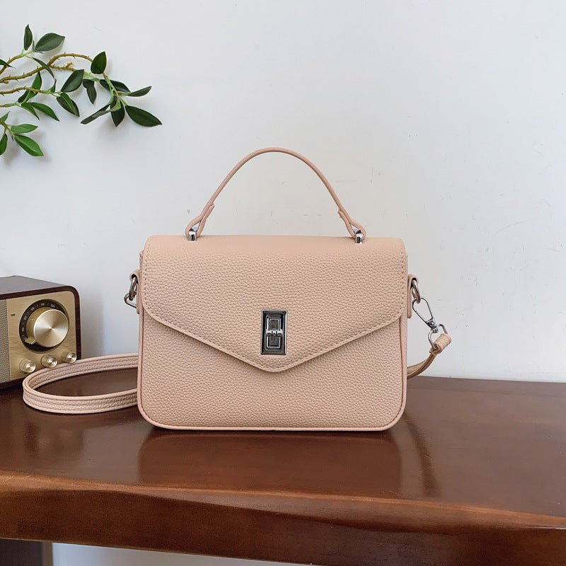 Fashion Casual All - match Commute Cowhide Portable Shoulder Messenger Bag - MH TRENDS & STYLES