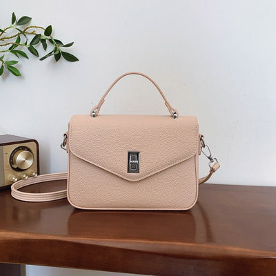 Fashion Casual All - match Commute Cowhide Portable Shoulder Messenger Bag - MH TRENDS & STYLES