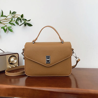 Fashion Casual All - match Commute Cowhide Portable Shoulder Messenger Bag - MH TRENDS & STYLES