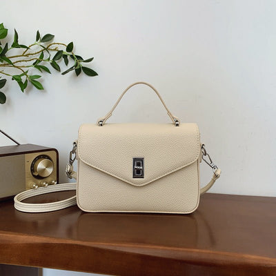 Fashion Casual All - match Commute Cowhide Portable Shoulder Messenger Bag - MH TRENDS & STYLES