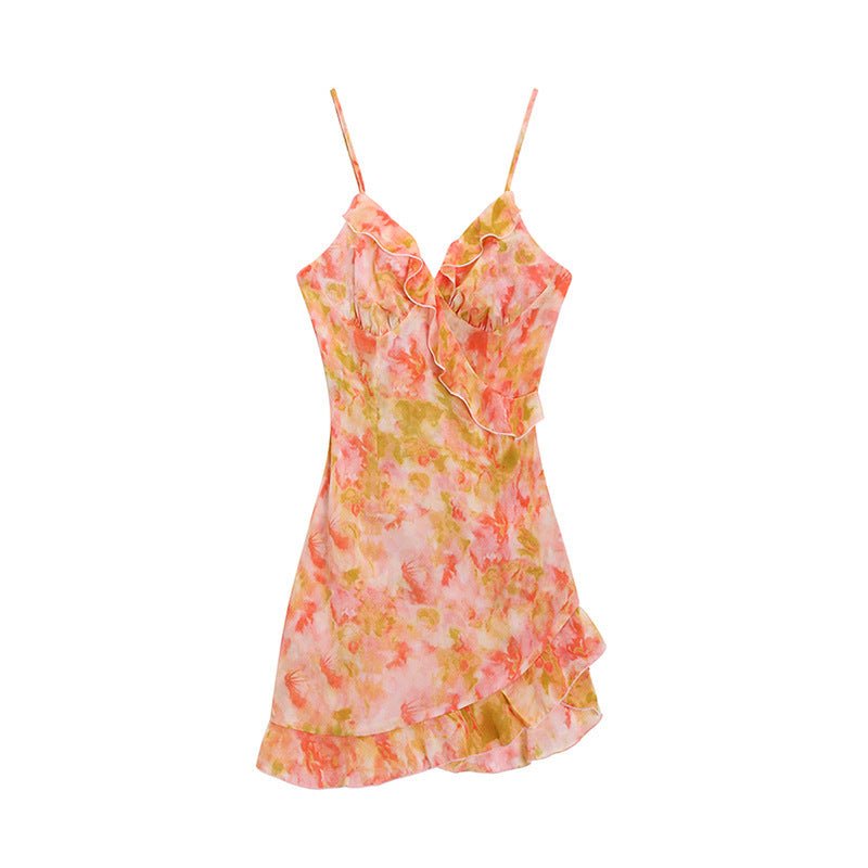 Fashion Floral Strap Dress Women - MH TRENDS & STYLES