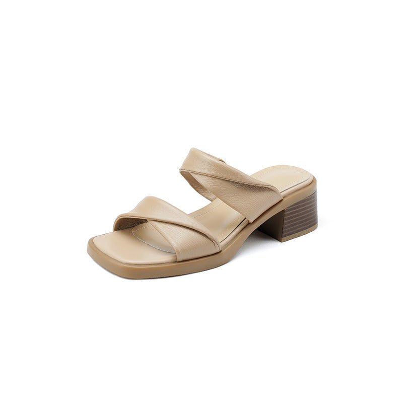 French Style Small Sandals Women's Rubber - MH TRENDS & STYLES