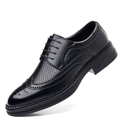 Hollow Leather Shoes Men's Business Formal Wear Casual - MH TRENDS & STYLES