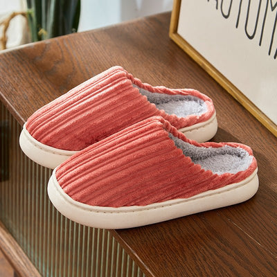 Indoor Warm Poop Feeling Plush Antislip Cotton Slippers - MH TRENDS & STYLES