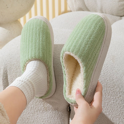 Indoor Warm Poop Feeling Plush Antislip Cotton Slippers - MH TRENDS & STYLES