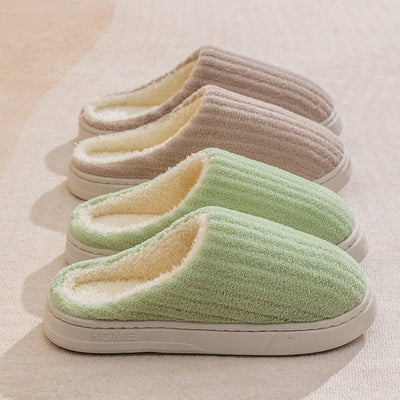 Indoor Warm Poop Feeling Plush Antislip Cotton Slippers - MH TRENDS & STYLES