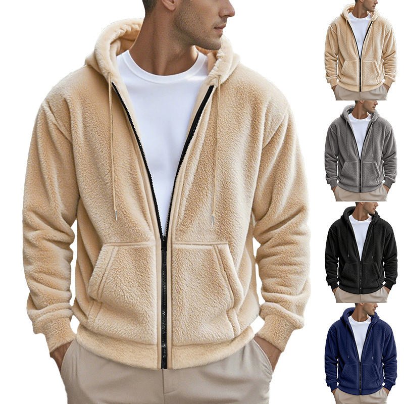 Loose Cardigan Casual Hooded Jacket Sweater Men - MH TRENDS & STYLES