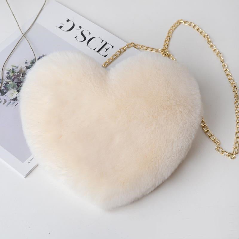 Love Bags For Women Plush Chain Shoulder Bags Valentine's Day Party Bag - MH TRENDS & STYLES