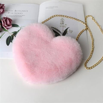 Love Bags For Women Plush Chain Shoulder Bags Valentine's Day Party Bag - MH TRENDS & STYLES