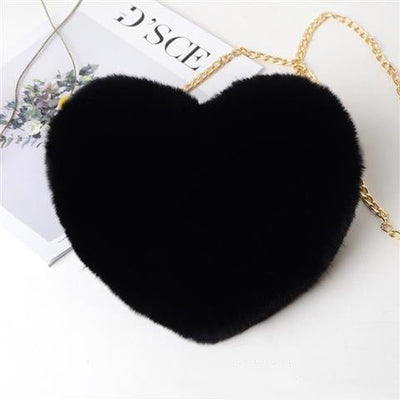 Love Bags For Women Plush Chain Shoulder Bags Valentine's Day Party Bag - MH TRENDS & STYLES