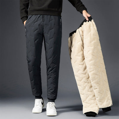 Men’s Cotton Trousers | Warm Cashmere Pants - MH TRENDS & STYLES
