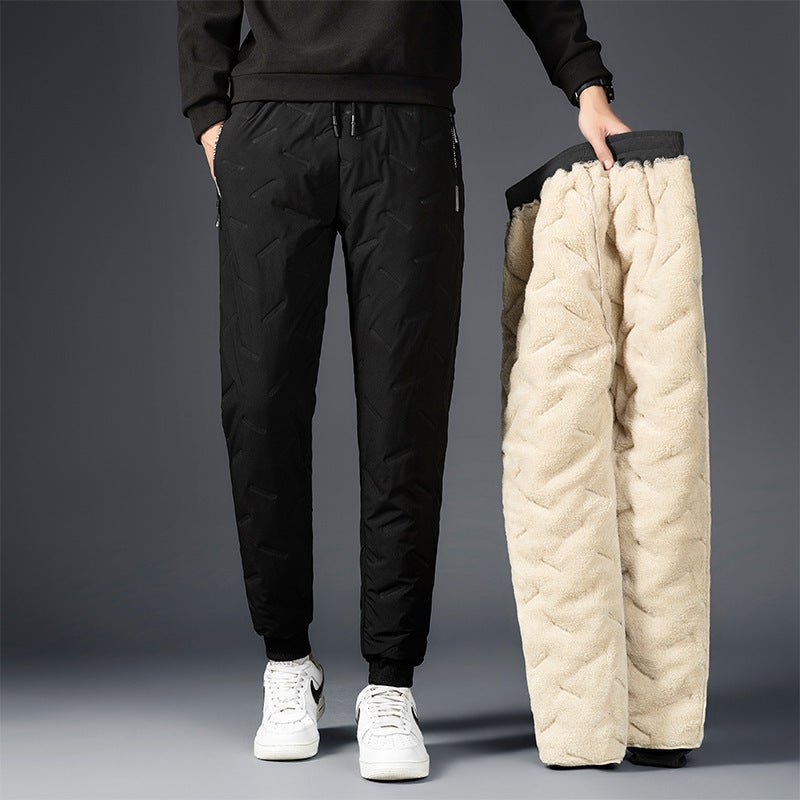 Men’s Cotton Trousers | Warm Cashmere Pants - MH TRENDS & STYLES