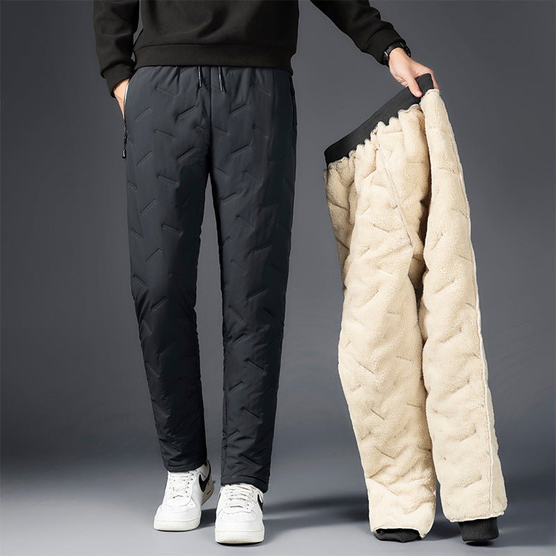 Men’s Cotton Trousers | Warm Cashmere Pants - MH TRENDS & STYLES