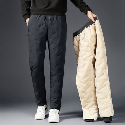 Men’s Cotton Trousers | Warm Cashmere Pants - MH TRENDS & STYLES