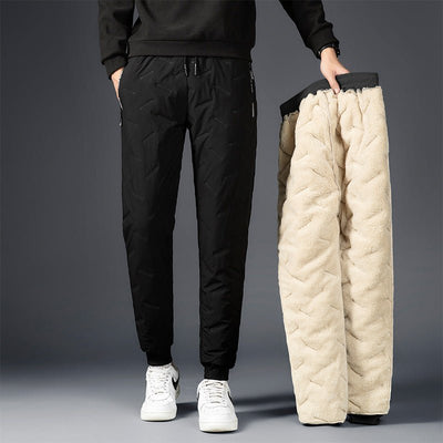 Men’s Cotton Trousers | Warm Cashmere Pants - MH TRENDS & STYLES