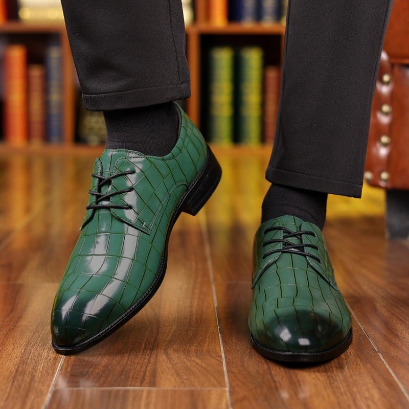 Men's Formal Casual Breathable Pointed Leather Shoes - MH TRENDS & STYLES