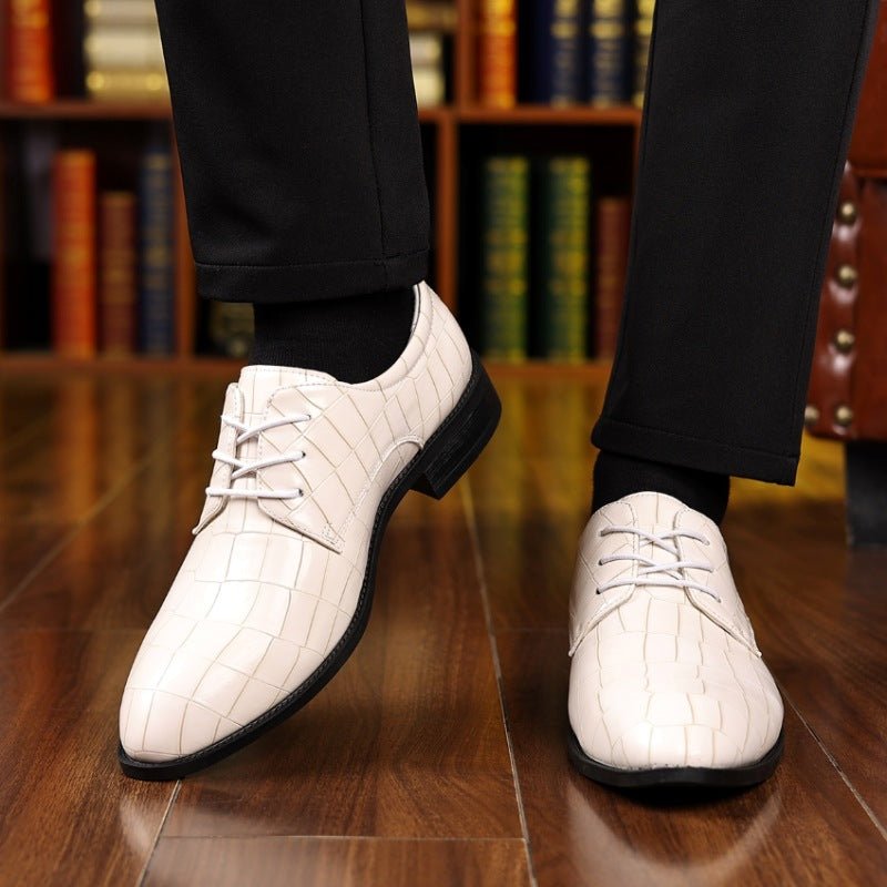 Men's Formal Casual Breathable Pointed Leather Shoes - MH TRENDS & STYLES