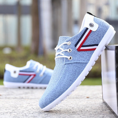 Men'S Soft - Soled Canvas Shoes, Sports And Leisure Old Beijing Cloth Shoes, Peas Shoes - MH TRENDS & STYLES