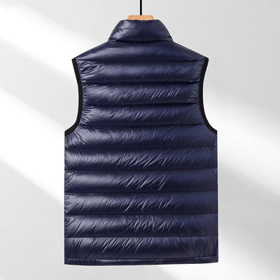 Men’s Warm Goose Down Vest – Thickened Stand Collar Sleeveless Winter Jacket” - MH TRENDS & STYLES