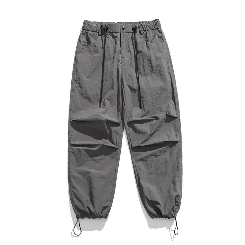 “Men’s Wide - Leg Ice Silk Overalls – Lightweight & Quick - Drying Casual Pants” - MH TRENDS & STYLES