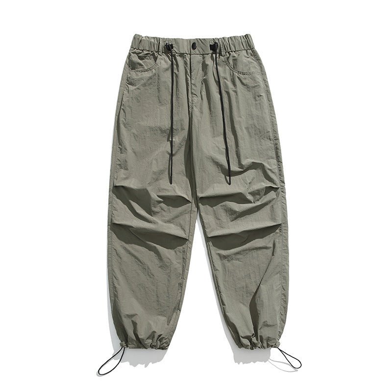 “Men’s Wide - Leg Ice Silk Overalls – Lightweight & Quick - Drying Casual Pants” - MH TRENDS & STYLES